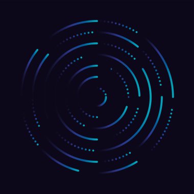 Soyut ağ bağlantısı. Simge logo tasarımı. Vektör çizim