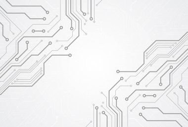 Abstract digital background with technology circuit board texture. Electronic motherboard illustration. Communication and engineering concept. Vector illustration