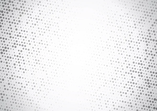 Σύγχρονη Λευκό Και Γκρι Φόντο Halftone Διακοσμητικό Web Concept Banner — Διανυσματικό Αρχείο