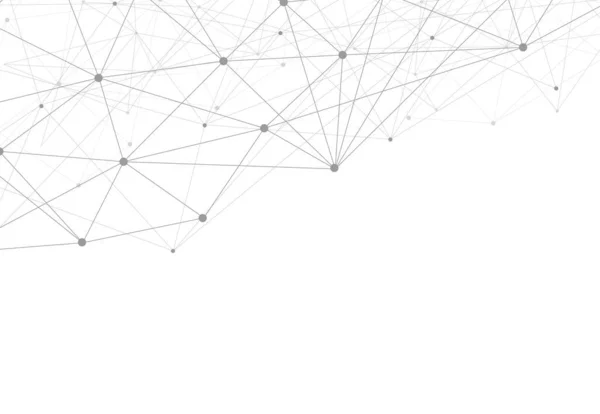 Abstract technology dot and line connection digital hi tech design concept background. Space for text. Vector illustration