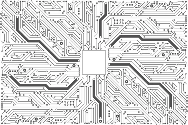 Abstract digital background with technology circuit board texture. Electronic motherboard illustration. Communication and engineering concept. Vector illustration