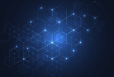 Abstract digital background with technology circuit board texture. Electronic motherboard illustration. Communication and engineering concept. Vector illustration