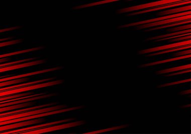 Abstract red line and black background for business card, cover, banner, flyer. Vector illustration