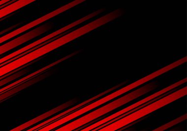 Abstract red line and black background for business card, cover, banner, flyer. Vector illustration