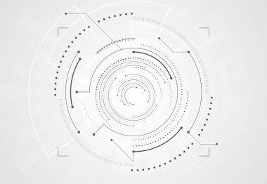 Cyber technology futuristic background design. Abstract digital circuit board. Vector illustration