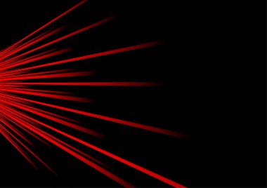 Abstract red line and black background for business card, cover, banner, flyer. Vector illustration