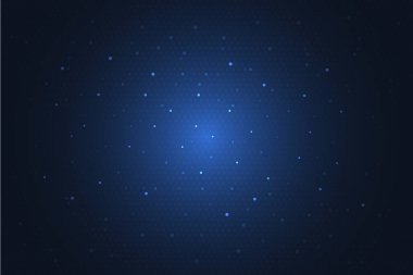 Parçacık tasarımının soyut teknolojisi. Büyük veri görselleştirme arka planı. Vektör İllüstrasyonu