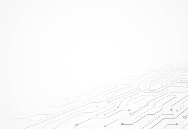 Abstract digital background with technology circuit board texture. Electronic motherboard illustration. Communication and engineering concept. Vector illustration