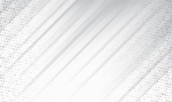 Modern Halftone White Grey Background Decorative Web Concept Banner Layout Graphismes Vectoriels
