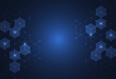 Abstract digital background with technology circuit board texture. Electronic motherboard illustration. Communication and engineering concept. Vector illustration