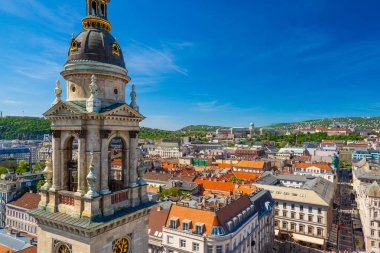 Macaristan 'ın Budapeşte kentindeki Roma Katolik Bazilikası Aziz Stephens Bazilikası' ndan bir manzara