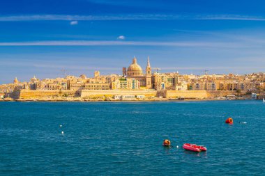 Malta 'nın başkenti Valletta şehri..