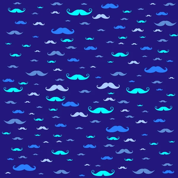Kék Movember Férfi Négyzet Alakú Kártya Különböző Alakú Bajuszokkal Kék Jogdíjmentes Stock Fotók