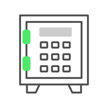 Safe Lock Creative Icons Design