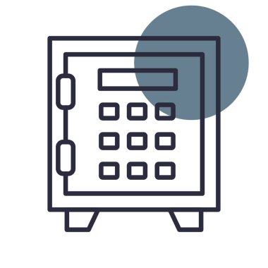 Safe Lock Creative Icons Design