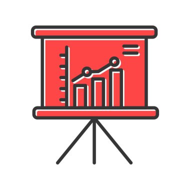 Growth Char Creative Icons Desig