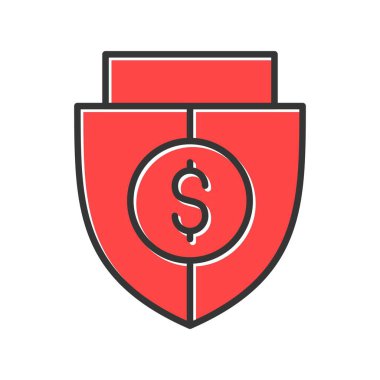 Shield Money Creative Icons Desig