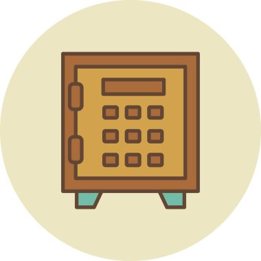 Safe Lock Creative Icons Design