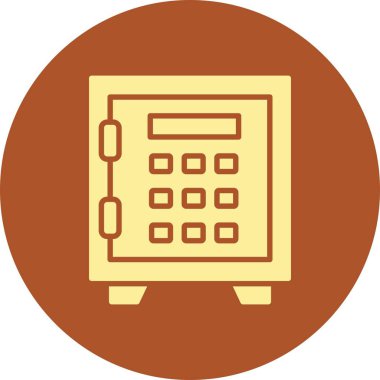 Safe Lock Creative Icons Design