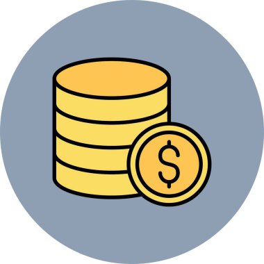 Coins Creative Icons Design