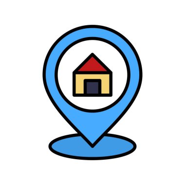Property Location Creative Icons Desig