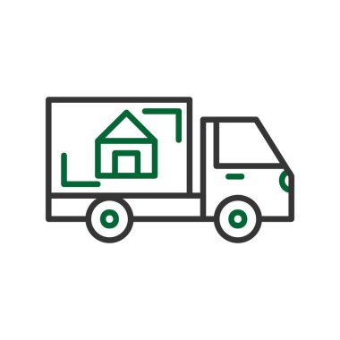 Moving Truck Creative Icons Desig