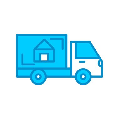 Moving Truck Creative Icons Desig