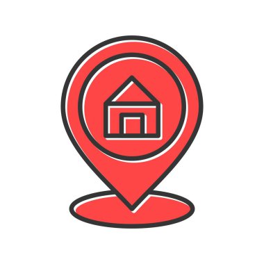 Property Location Creative Icons Desig