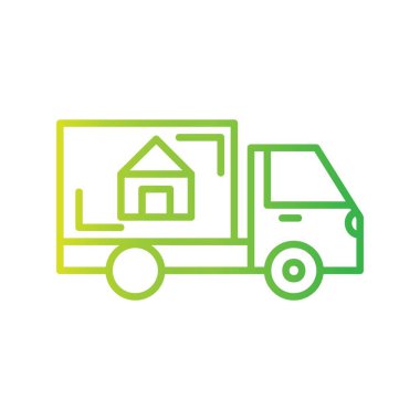 Moving Truck Creative Icons Desig