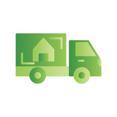 Moving Truck Creative Icons Desig