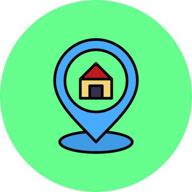Property Location Creative Icons Desig