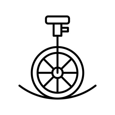 Unicycle Performance Creative Icons Desig