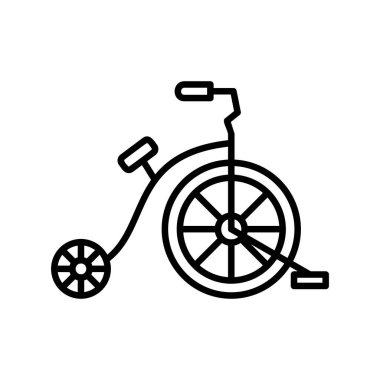 Circus Bike Creative Icons Desig