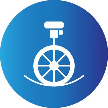 Unicycle Performance Creative Icons Desig