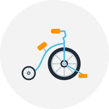Circus Bike Creative Icons Desig