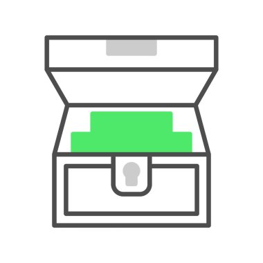 Chest Creative Icons Desig