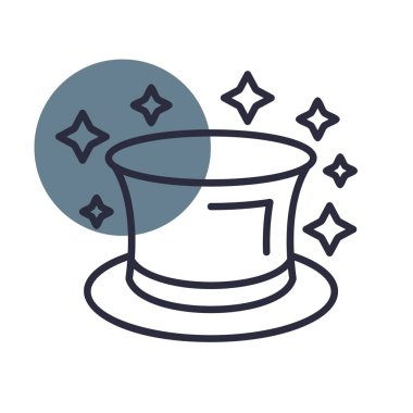 Magic Hat Creative Icons Desig