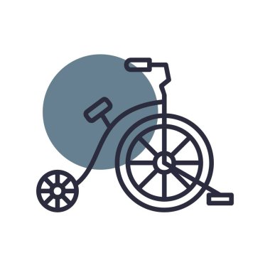 Circus Bike Creative Icons Desig