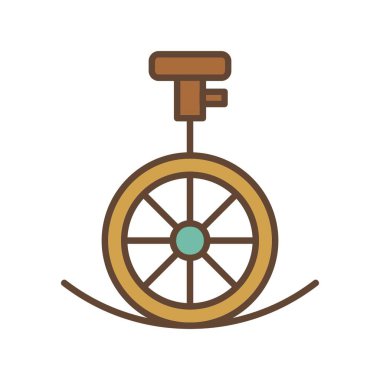 Unicycle Performance Creative Icons Desig