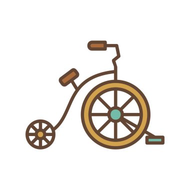 Circus Bike Creative Icons Desig