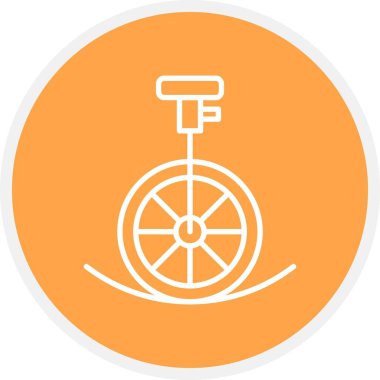 Unicycle Performance Creative Icons Desig