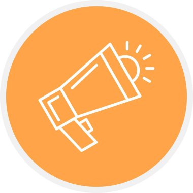 Megaphone Creative Icons Desig