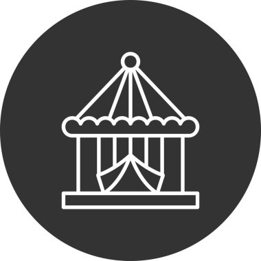 Circus Tent Creative Icons Desig