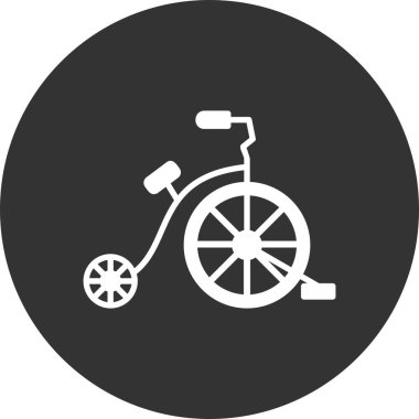 Circus Bike Creative Icons Desig