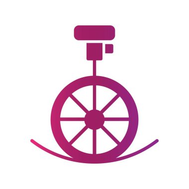 Unicycle Performance Creative Icons Desig