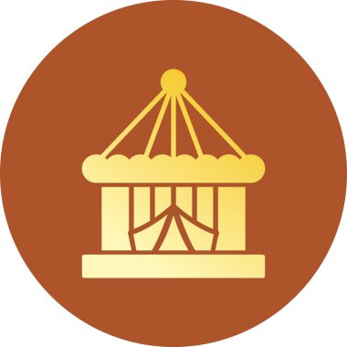 Circus Tent Creative Icons Desig