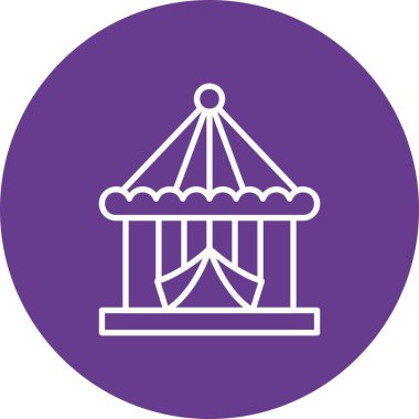 Circus Tent Creative Icons Desig