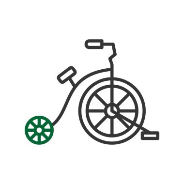 Circus Bike Creative Icons Desig