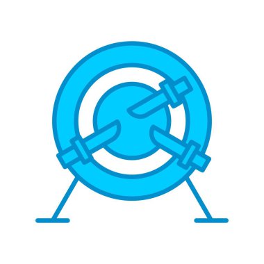 Knife Throw Creative Icons Desig