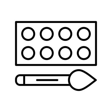 Watercolor Creative Icons Desig